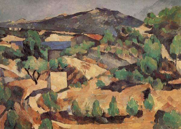 Paul Cezanne Mountains seen from l'Estaque France oil painting art
